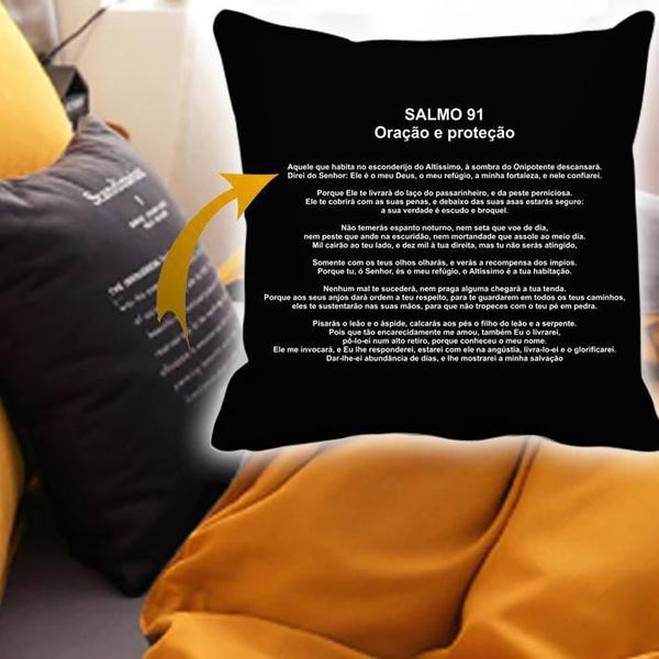 Imagem de Jogo De Cama Casal Comum Completo 7 Peças Amarelo Decor