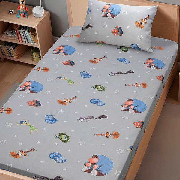 Imagem de Jogo de Cama Infantil 2 Peças Portallar Disney Divertidamente