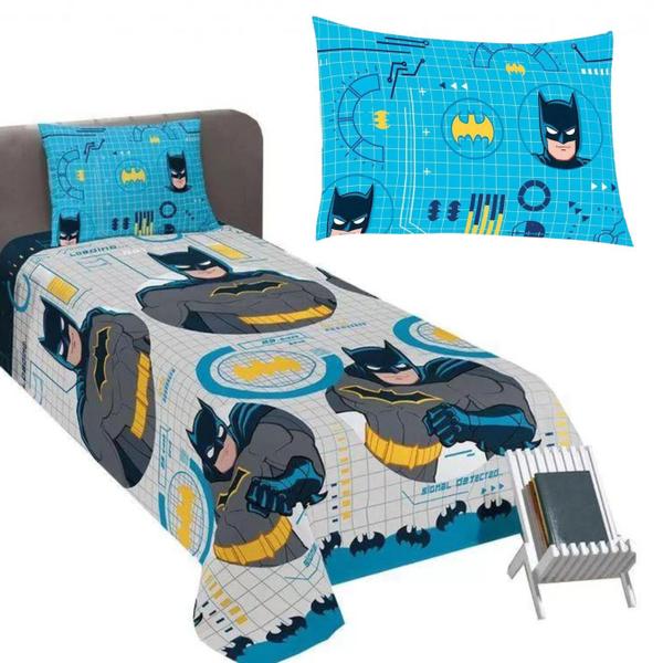 Imagem de JOGO DE CAMA INFANTIL 3 Pç  MICROFIBRA Modelo:Batman 1