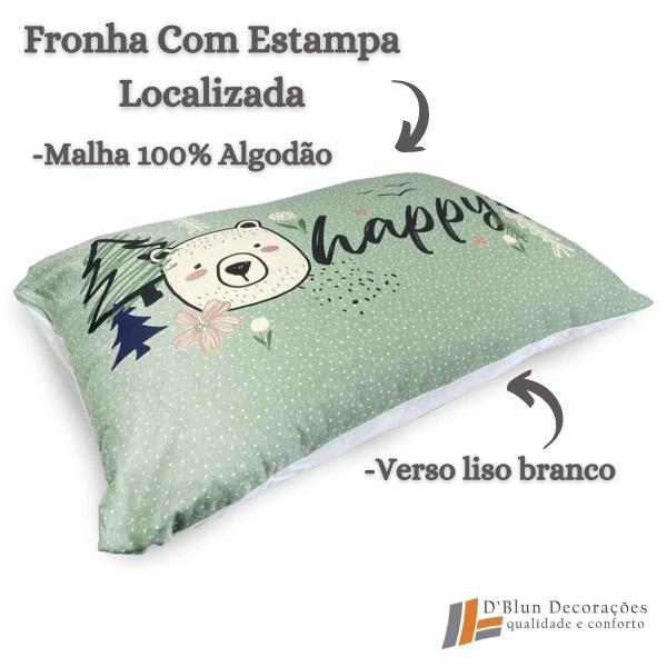 Imagem de Jogo de Cama Infantil Joy Com Fronha Estampa Localizada Malha Com Elástico Solteiro