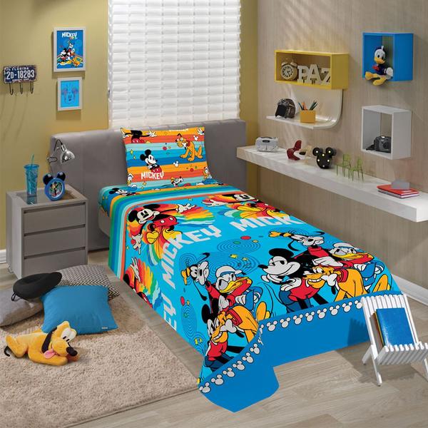 Imagem de Jogo de Cama Infantil Mickey Lepper