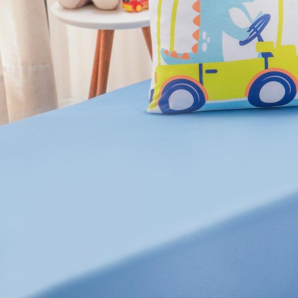 Imagem de Jogo de Cama Kids Solteiro Infantil Malha 88x188x25cm