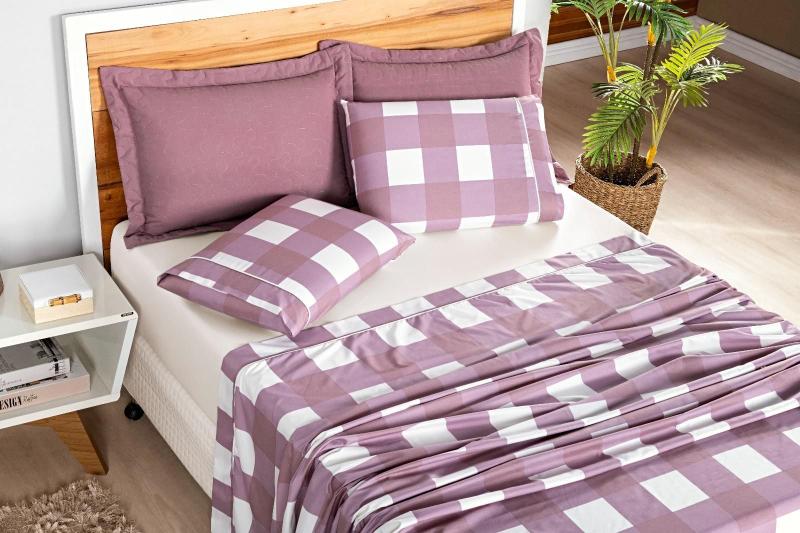 Jogo De Cama Micropercal 200 Fios Dolce Vita King 4Un Rosê - Stinely Casa Imagem de Jogo De Cama Micropercal 200 Fios Dolce Vita King 4Un Rosê