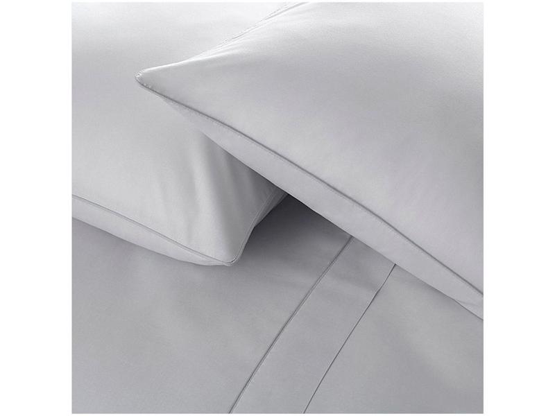Jogo de Cama Queen 100% Algodão Buddemeyer 180 Fios Basic Percalle Cinza 4 Peças Imagem de Jogo de Cama Queen 100% Algodão Buddemeyer 180 Fios Basic Percalle Cinza 4 Peças