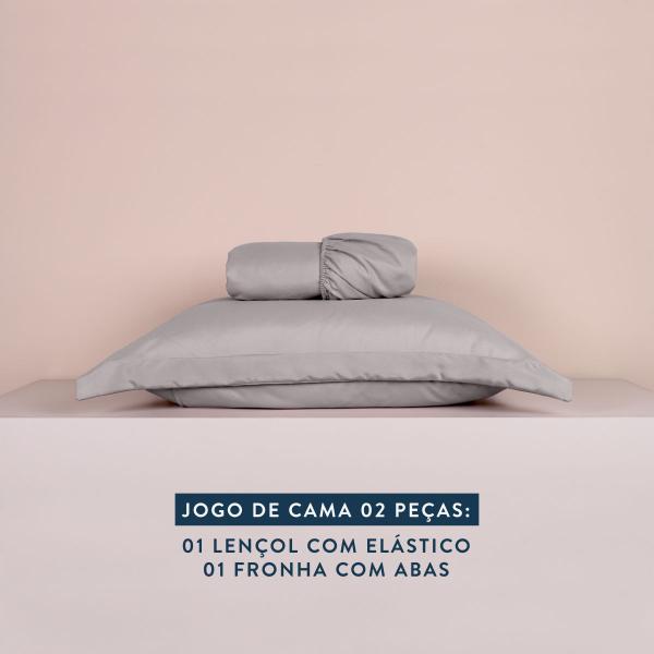 Imagem de Jogo De Cama Slim Solteiro  02 Peças Micropercal 200 Fios