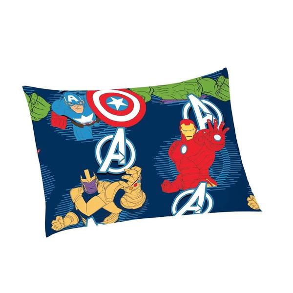 Imagem de Jogo de Cama Solteiro C/3 Peças Avengers 140x220m Lepper