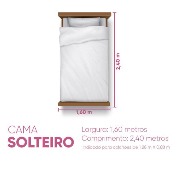 Imagem de Jogo de Cama Solteiro de Plush Fronha Estampado 2 Peças