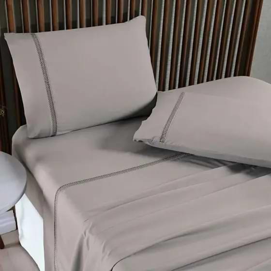 Imagem de Jogo de Cama Solteiro Eurotextil Home Ponto Infinity