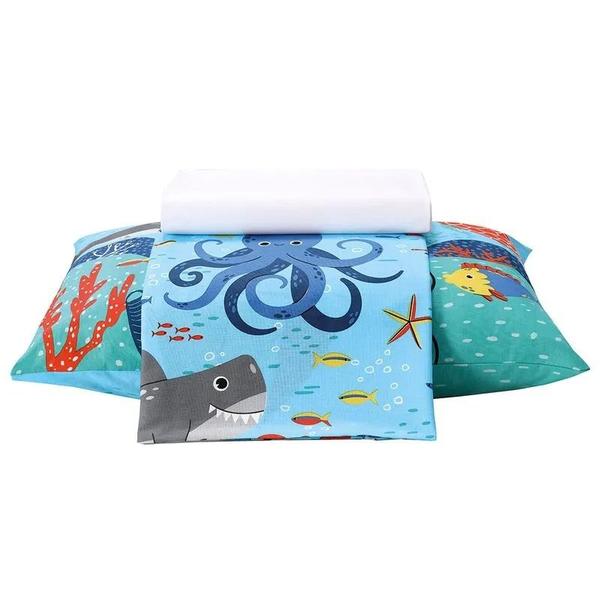 Imagem de Jogo de Cama Solteiro Kids Priori Sea Fun 130 Fios Dohler