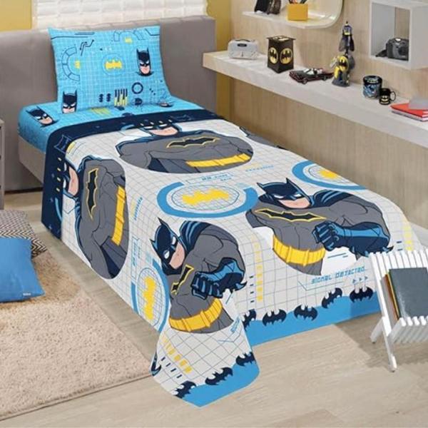 Imagem de Jogo de Cama Solteiro Microfibra 3 Peças Estampado Infantil