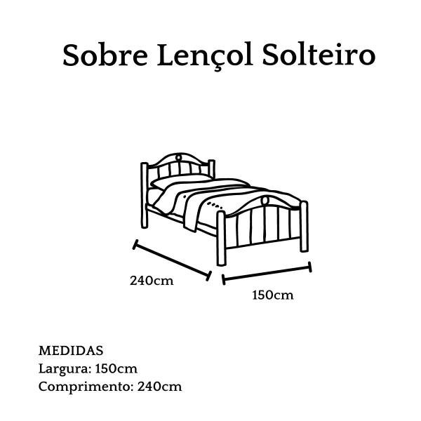 Imagem de Jogo de Cama Solteiro Toque Acetinado Altenburg Painel 3 pçs