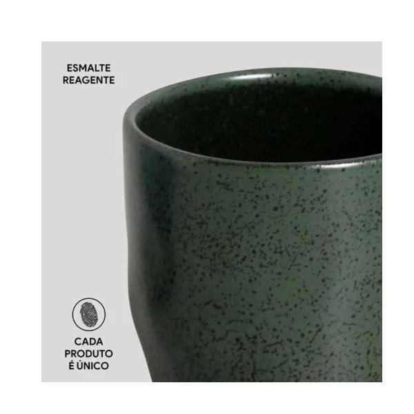 Imagem de Jogo de Caneca Orgânico Arauco Cerâmica 273ml - Kit 4 Peças