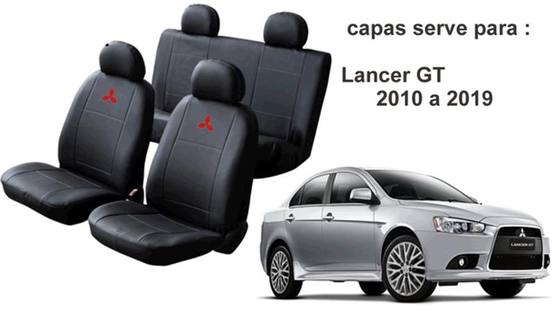 Imagem de Jogo de Capa Automotiva Lancer GT 2010 a 2019 + Capa de Cobertura e Limpador Eficiente