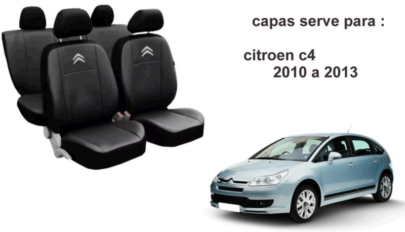 Imagem de Jogo de Capa do Citroen C4 2010 a 2013 + Chaveiro e Capa de Volante Durável e Elegante