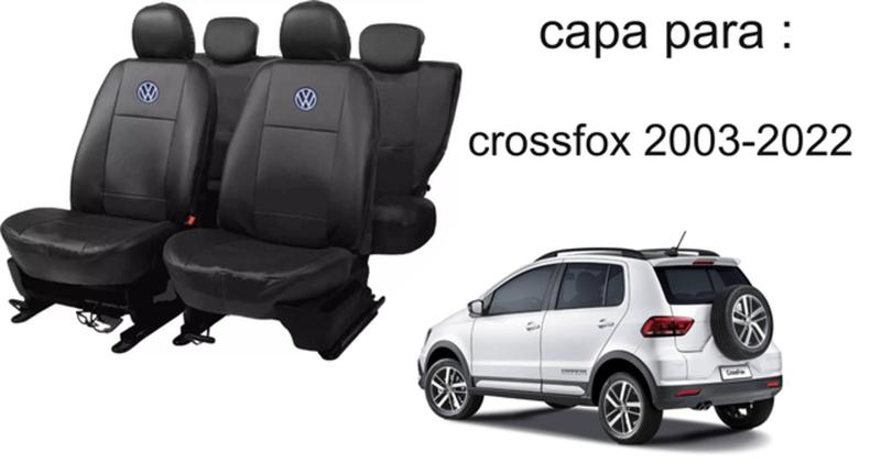 Imagem de Jogo de Capa para Banco CrossFox 03-22 com Tapete e Volante Elegante