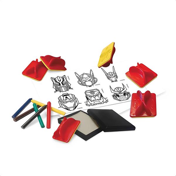 Jogo De Carimbos Avengers Mech Strike Vingadores Infantil com Tinta e Giz de Cera Pintura Educativo Xalingo - 54009 Imagem de Jogo De Carimbos Avengers Mech Strike Vingadores Infantil com Tinta e Giz de Cera Pintura Educativo Xalingo - 54009