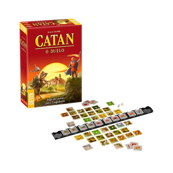 Jogo de cartas catan - o duelo 45089 - Devir Livraria Imagem de Jogo de cartas catan - o duelo 45089