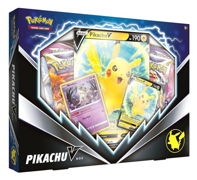 Imagem de Jogo de cartas colecionáveis Pokémon Pikachu V Box com  Mimikyu