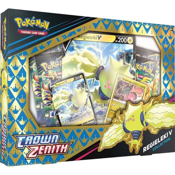 Imagem de Jogo de cartas colecionáveis Pokémon SAS 12.5 Crown Zenith Regieleki V Box