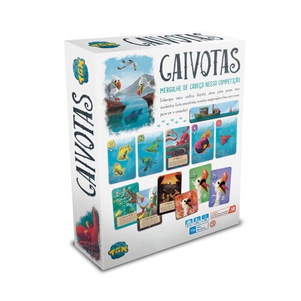 Imagem de Jogo De Cartas Competitivo Pesca Card Games Gaivotas - Tgm