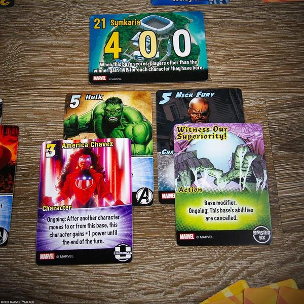 Imagem de Jogo de cartas da Marvel Colecionável  Personagens incluem The Ultimates & Hydra  Autônomo