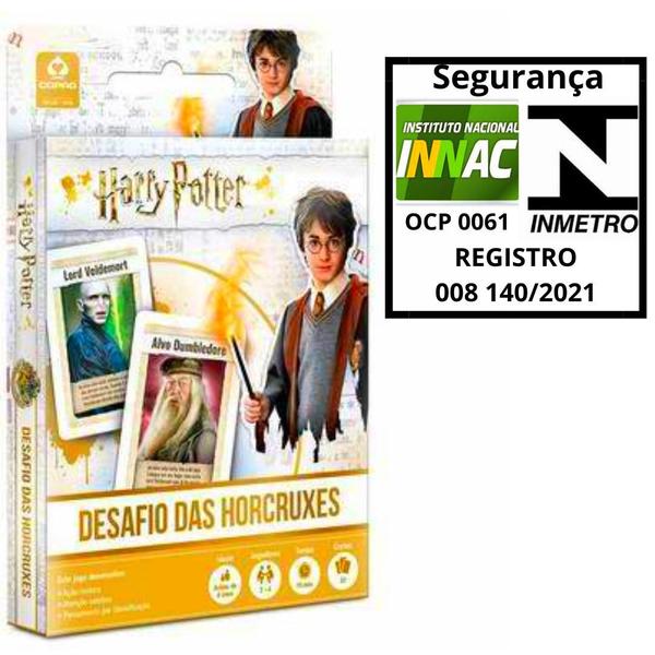 Imagem de Jogo De Cartas Desafio Das Horcruxes Harry Potter