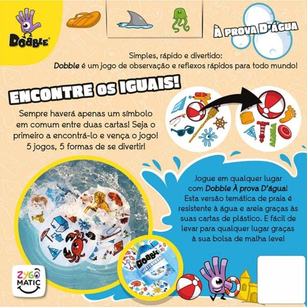 Imagem de Jogo De Cartas Dobble: À Prova D'Agua Eco-Sleeve - Galápagos