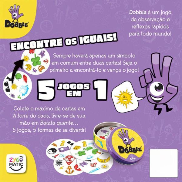 Imagem de Jogo De Cartas Dobble Eco-Sleeve, Encontre Os Iguais