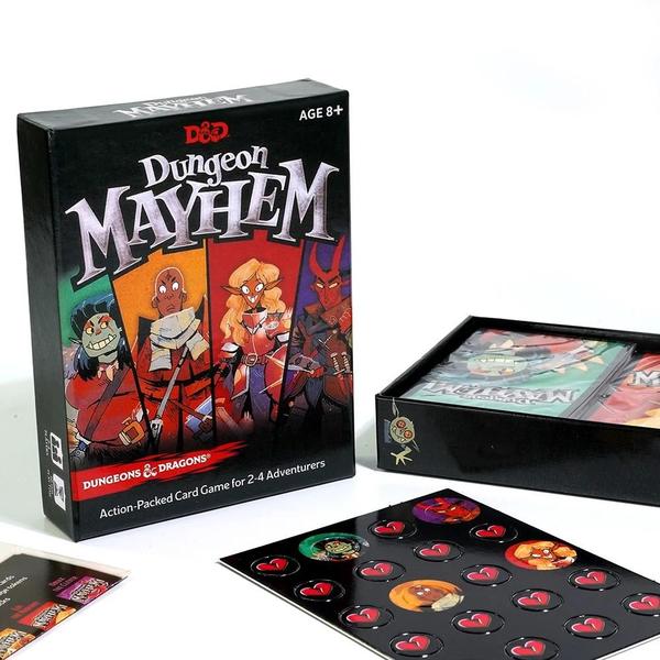 Imagem de Jogo de Cartas Dungeon Mayhem - Dungeons & Dragons (2-4 Jogadores) - 120 Cartas