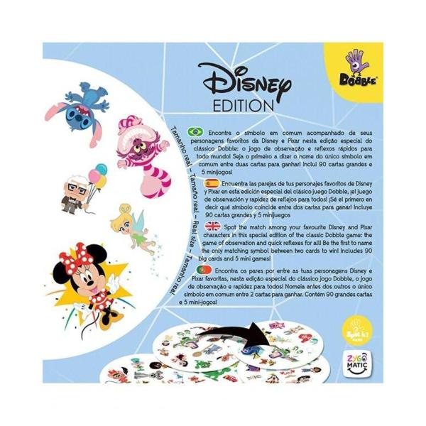 Imagem de Jogo De Cartas Encontre Par Dobble Disney Edition Galápagos