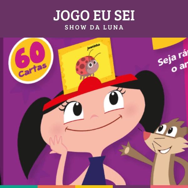 Imagem de Jogo de Cartas Eu Sei Show da Luna Nig Brinquedos