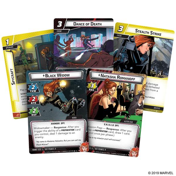 Imagem de Jogo de cartas Fantasy Flight Marvel Champions Black Widow Pack