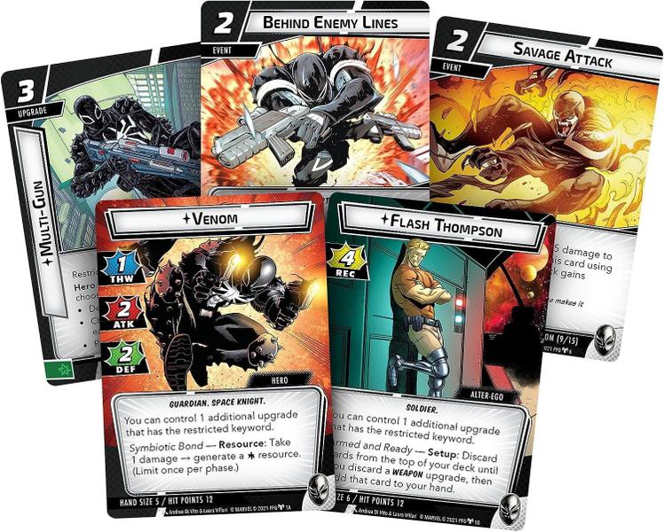 Imagem de Jogo de cartas Fantasy Flight Marvel Champions Venom Hero Pack