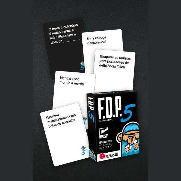 Imagem de Jogo de Cartas FDP Expansão Foi de Propósito 5 - Buró