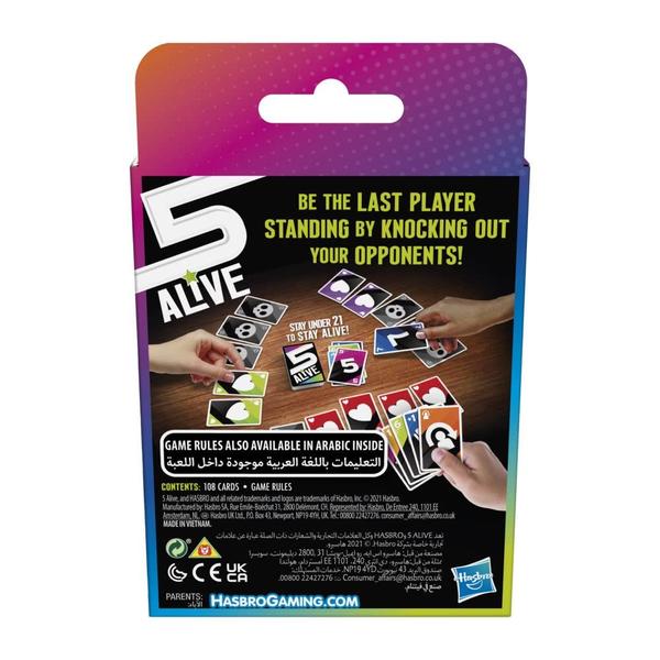 Imagem de Jogo de cartas Hasbro Gaming 5 Alive Family Kids 8+ Years