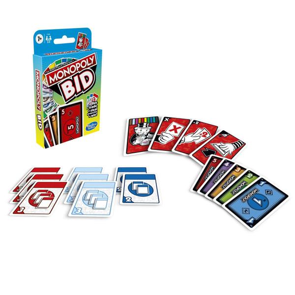 Imagem de Jogo de Cartas Hasbro Gaming Monopoly Bid F1699 Hasbro