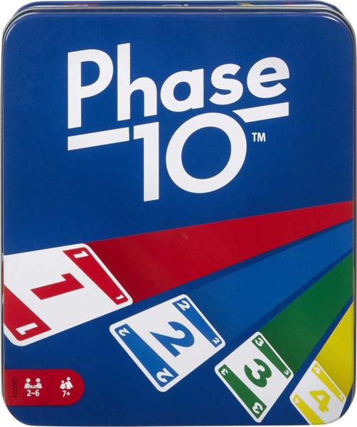 Imagem de Jogo de cartas Mattel Games Phase 10 com 108 cartas em caixa