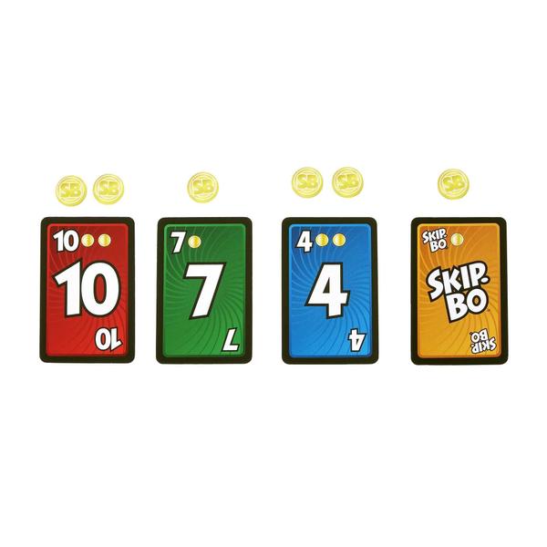 Imagem de Jogo de cartas Mattel Games Skip-Bo Masters para adultos e família