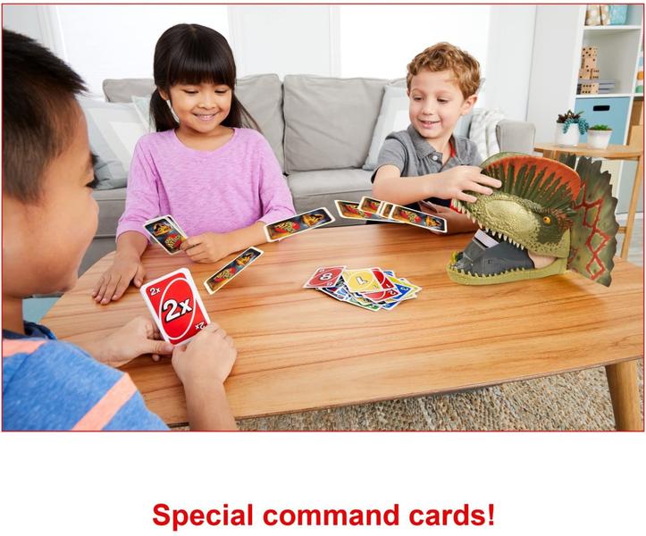 Imagem de Jogo de cartas Mattel Games UNO Attack Jurassic World 7+ Years