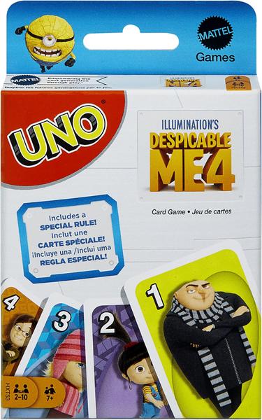 Imagem de Jogo de cartas Mattel Games UNO Despicable Me 4 Crianças e Adultos