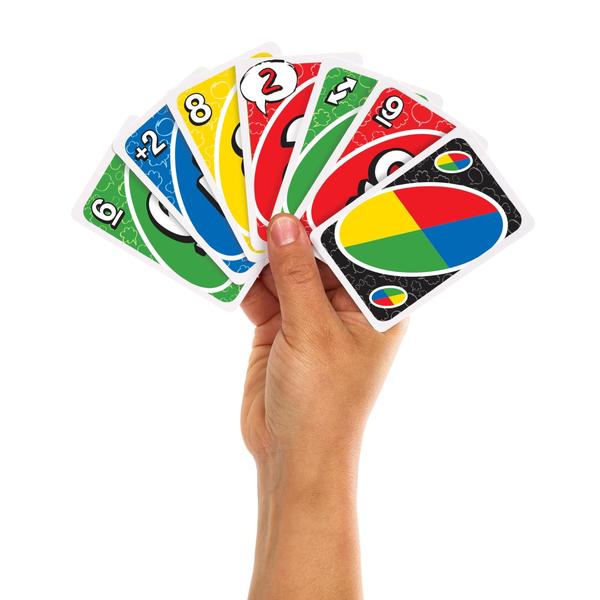 Imagem de Jogo de cartas Mattel Games UNO House Rules para crianças e adultos