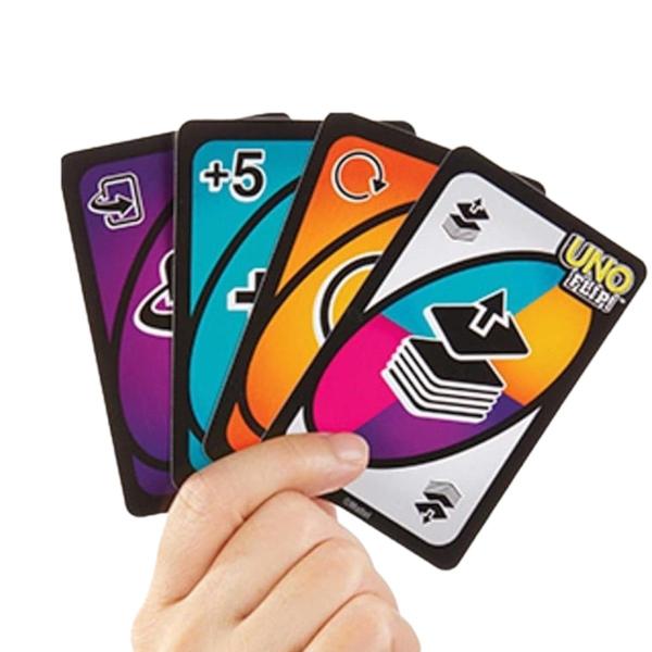 Imagem de Jogo De Cartas Mattel Uno Flip 112 Cartas Coloridas Original