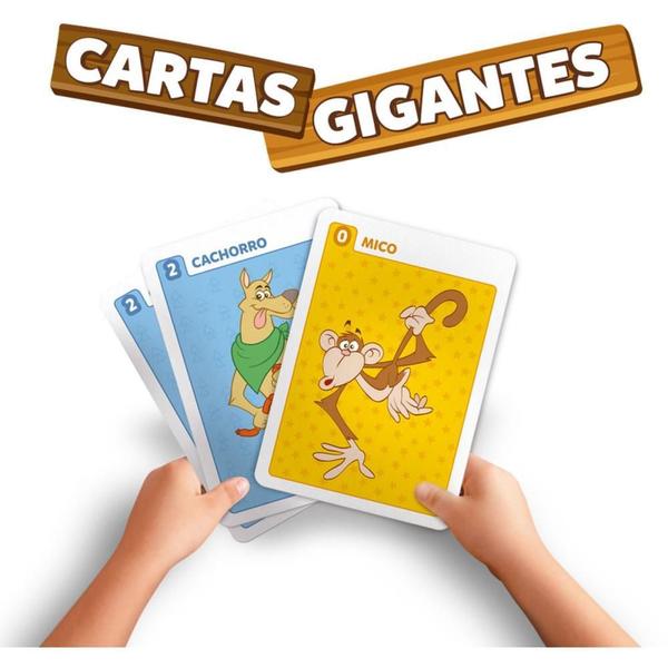 Jogo de Cartas Mico com 25 Cartas Gigantes - Diversão em Grande Estilo - Copag Imagem de Jogo de Cartas Mico com 25 Cartas Gigantes - Diversão em Grande Estilo
