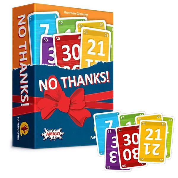 Imagem de Jogo de Cartas No Thanks! Em Português PaperGames