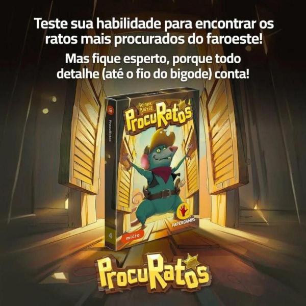 Imagem de Jogo De Cartas Papergames Procuratos + Carta Cart