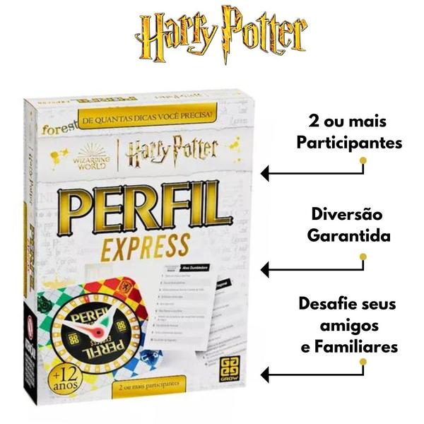 Imagem de Jogo De Cartas Perfil Express Harry Potter 04409 - Grow