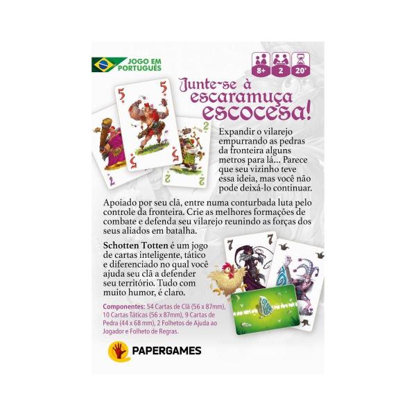 Jogo De Cartas Pocket Escaramuça Escocesa Schotten Totten - Papergames Imagem de Jogo De Cartas Pocket Escaramuça Escocesa Schotten Totten