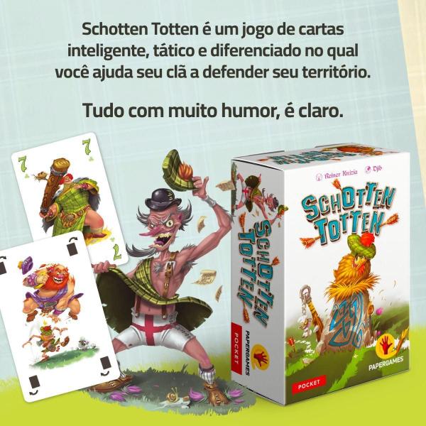Jogo De Cartas Pocket Escaramuça Escocesa Schotten Totten - Papergames Imagem de Jogo De Cartas Pocket Escaramuça Escocesa Schotten Totten