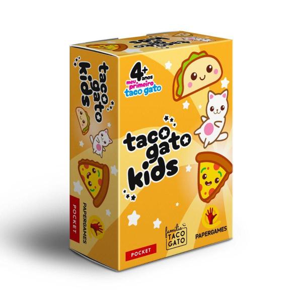 Imagem de Jogo De Cartas Pocket Infantil Taco Gato Kids Papergames