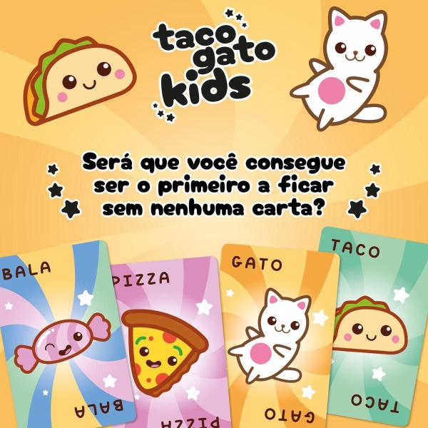 Jogo De Cartas Pocket Infantil Taco Gato Kids Papergames Imagem de Jogo De Cartas Pocket Infantil Taco Gato Kids Papergames